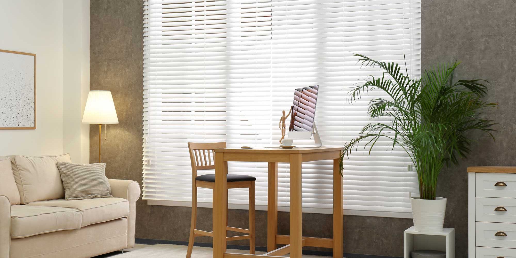 Living Room Venetian Blinds & Shutter Installation in Swindon Wiltshire and across the South Coast